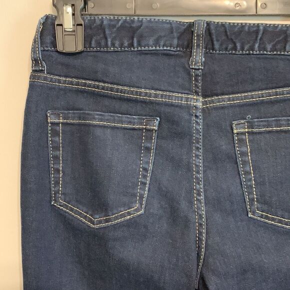 Cat & Jack | Girls Skinny Dark Wash Denim Blue Jeans - Picture 7 of 9